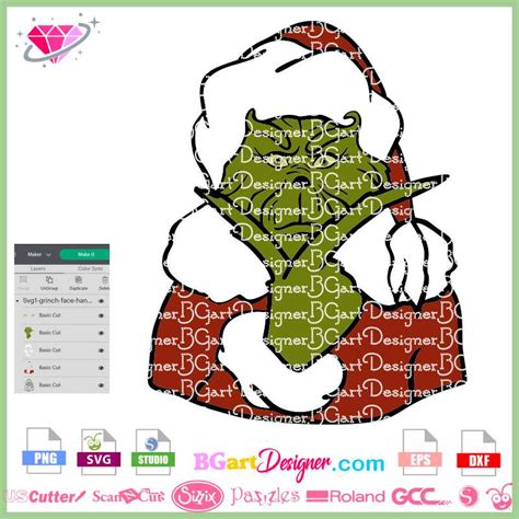 lllᐅ Grinch Christmas Quote SVG - sublimation cricut silhouette ...