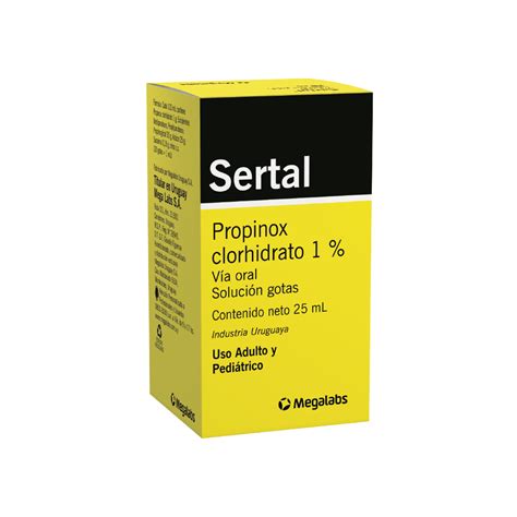 SERTAL 10 Mg Ml X 25 Ml Gotas Megalabs