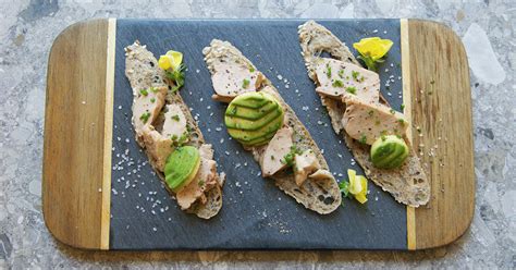 Cod Liver With Avocado