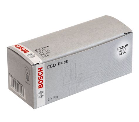 Bosch PY21W 24V 21W ECO Truck - Ауто Батери Трейд ЕООД