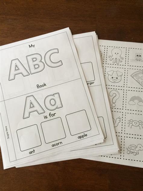 Free My Abc Book Printable