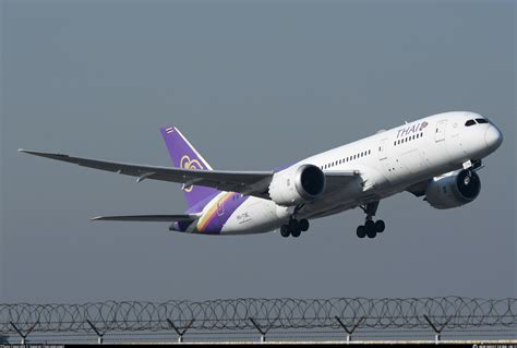 HS TQE Thai Airways Boeing 787 8 Dreamliner Photo By Suparat