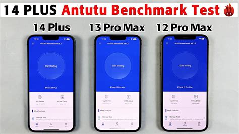 IPhone 14 Plus Vs 13 Pro Max Vs 12 Pro Max Antutu Benchmark Test