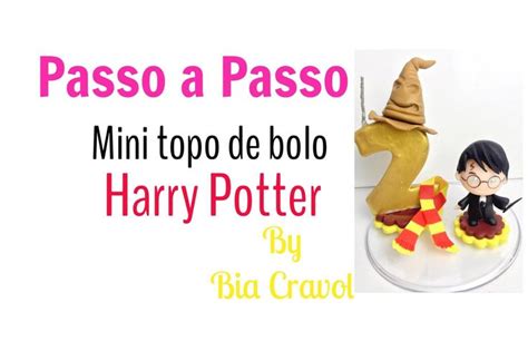 Passo A Passo Mini Topo De Bolo Harry Portter Biscuit Bia