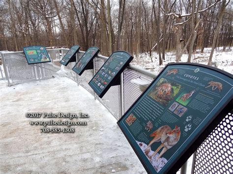 Nature Center Interpretive Exhibit Signs Installed At Hidden Oaks