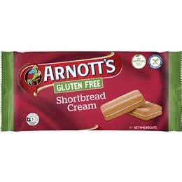 Arnott S Gluten Free Shortbread Cream Biscuits G Woolworths