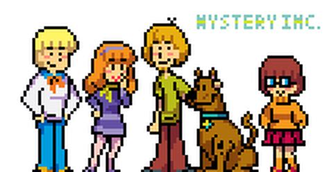 Cartoon Scooby Doo Pixel Art ミステリー社 Pixiv