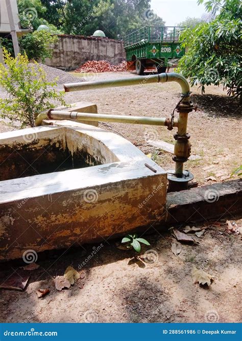 Water Pump In Village Stock Photo Image Of Pump Vill 288561986