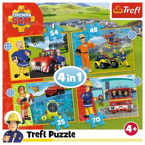 Puzzle Trefl In Pompierul Sam Curajosul Sam Piese