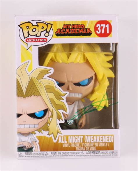 Christopher Sabat Signed "My Hero Academia" #371 All Might (Weakened) Funko Pop! Vinyl Figure ...