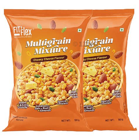 Fit Flex Multigrain Mixture 180gm Each Cheesy Cheese Buy Combo