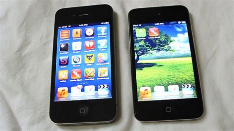 Iphone 4s Vs Ipod Touch 4g5g Youtube