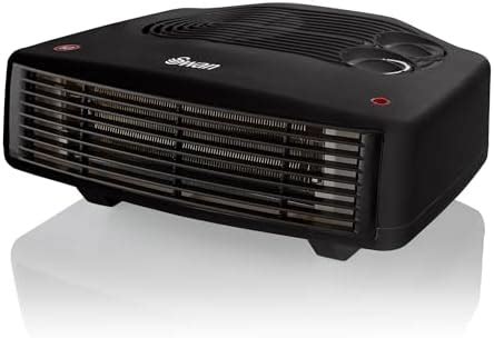 Warmlite WL44004DT 2000W Portable Flat Fan Heater With 2 Heat Settings