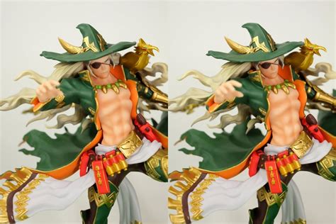 エイコー パズルandドラゴンズ フィギュアコレクション Vol3 光槍の魔術神 オーディン レビュー 3dの立体視でフィギュアを眺める