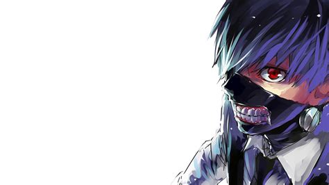 Man With Face Mask Anime Illustration Kaneki Ken Tokyo Ghoul Hd