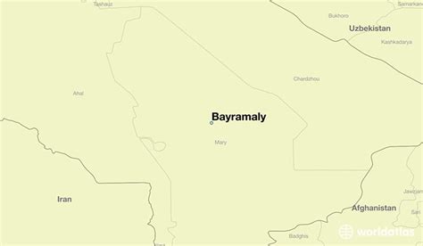 Where is Bayramaly, Turkmenistan? / Bayramaly, Mary Map - WorldAtlas.com