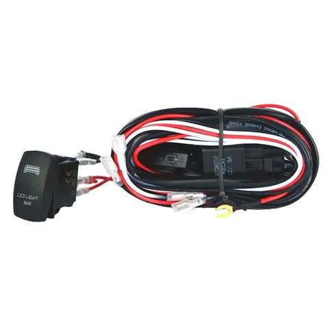 EE Support 40A 300W Wiring Harness Kit LED Light Bar Laser Rocker