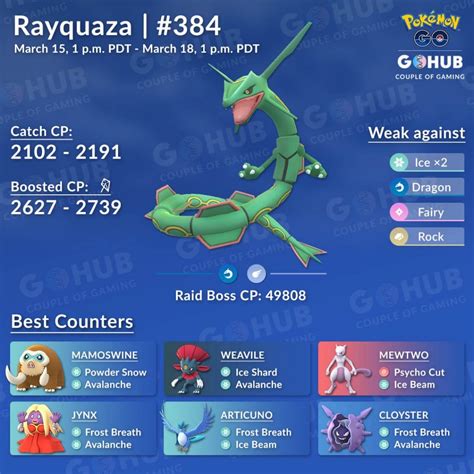 Rayquaza Counters Guide | Pokemon GO Hub