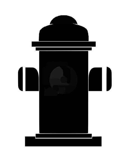 Fire Hydrant Black Silhouette Free Image Download