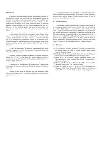 Dilution Modelarticle Pdf