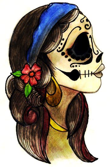 day of the dead girl by azcuar-skrinkle-love on DeviantArt