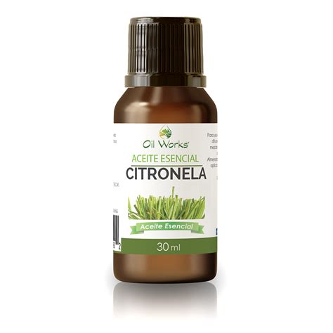 Aceite Esencial De Citronela Ml Oil Works