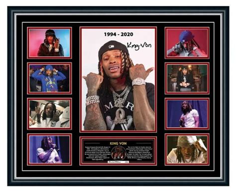 King Von Tribute Welcome to O'block Photo Signed Limited - Etsy Australia