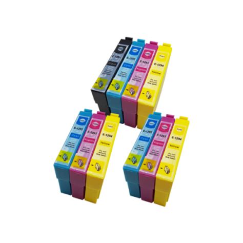 Compatible Epson T1291 T1294 Ink Cartridge 10 Pack Extra Colours