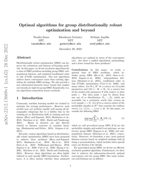 Optimal Algorithms For Group Distributionally Robust Optimization And