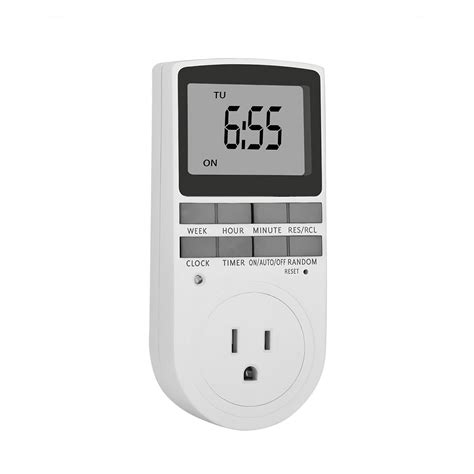 Power Socket Timer Switch Digital Timer Socket Programmable Plug Socket ...