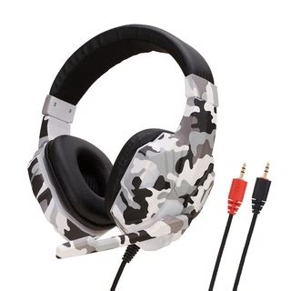 Fone De Ouvido Headset Gamer Camuflado De B MAX BM218 Iluminado LED