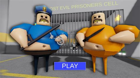 Police Vs Criminal Barry S Prison Run Obby Roblox Youtube