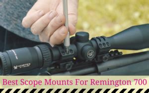 Top 5 Best Scope Mounts For Remington 700 in 2024 - Top 5 Rated