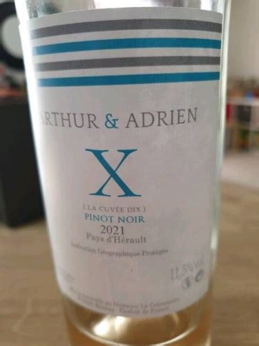 Arthur Adrien La Cuv E Dix Pinot Noir Vivino Brasil