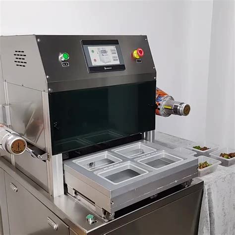 Modified Atmosphere Vacuum Tray Sealer Packaging Machine Custom For Any