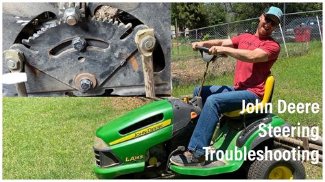 John Deere Riding Mower Steering Problems Slipping Mower Wreck