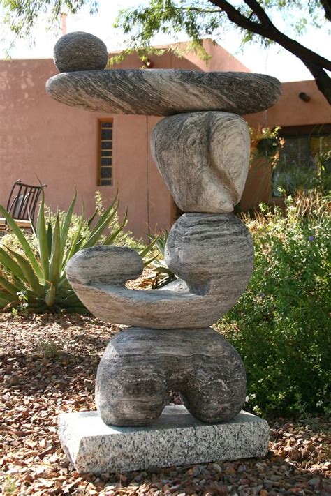 Garden Sculpture By Craig LeCroy Stone Art Diy Garden Art Rock