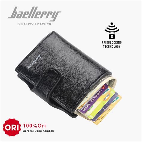 Jual Baellerry K Dompet Kartu Pria Bahan Kulit Pu Leather Premium