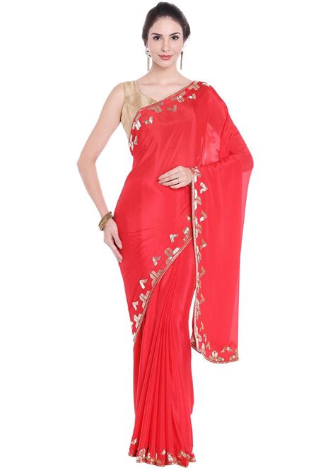 Pin By Kishorvittal Mangalore On Gorgeous Sarees Red Saree Fashion