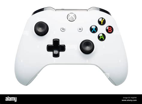 An XBOX ONE S games controller on a white background Stock Photo - Alamy