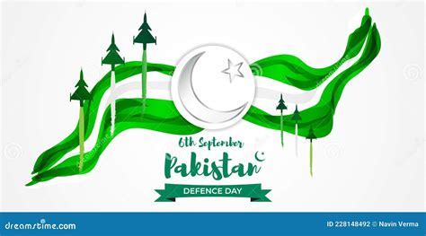 Vector Illustration of Pakistan Defence Day. Stock Vector ...