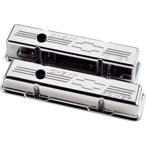 Billet Specialties 95222 Valve Covers Polished Sbc Tall Vc Chevy Power