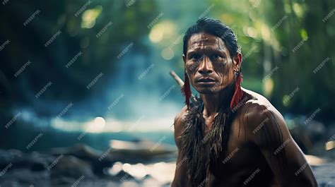 Premium Photo | Portrait of a male from the Yap culture in Micronesia