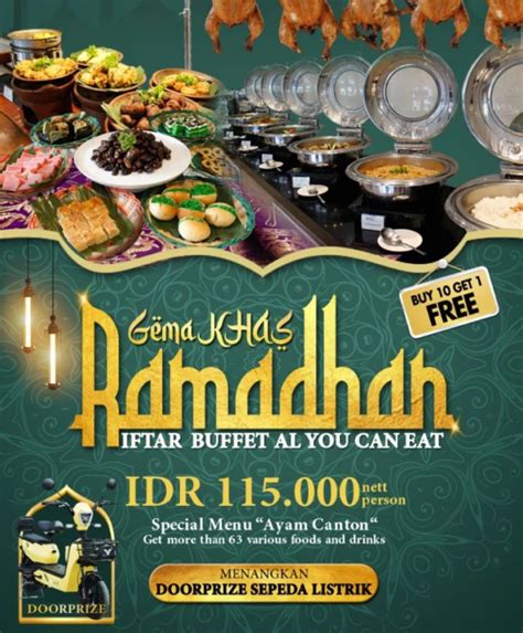 Promo Bukber All You Can Eat Di Hotel Bintang Dan Surabaya