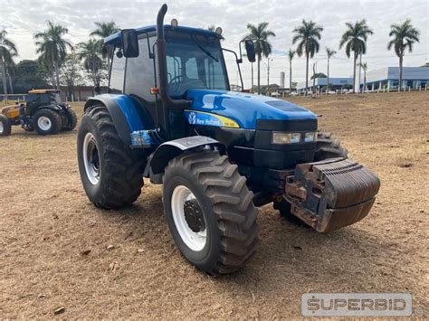 Leilão De Trator New Holland Tm 165 4x4 SÉrie Tm65c400707