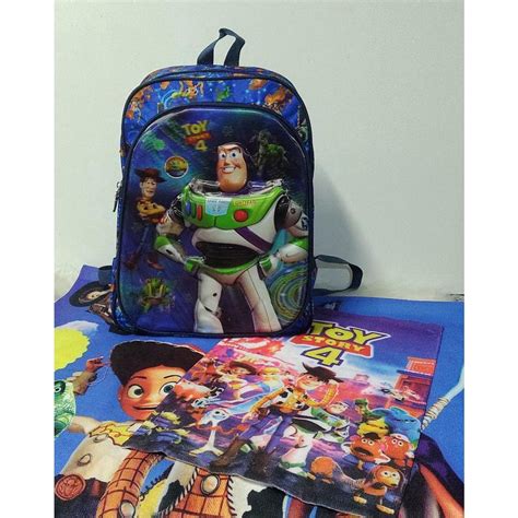 Kit Mochila De Costas Toy Story Lancheira E Estojo No Shoptime