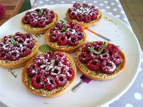 Tarte Framboise Pistache