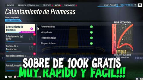 CONSIGUE YA SOBRES DE 100K GRATIS Y RAPIDO En FIFA 23 ULTIMATE TEAM OTW