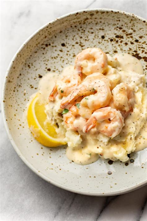 Creamy Lemon Garlic Parmesan Shrimp Salt Lavender