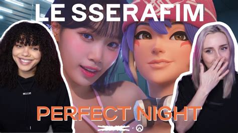 COUPLE REACTS TO LE SSERAFIM 르세라핌 Perfect Night OFFICIAL M V with